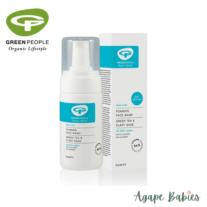Green People Foaming Face Wash, 100 ml Exp-05/26