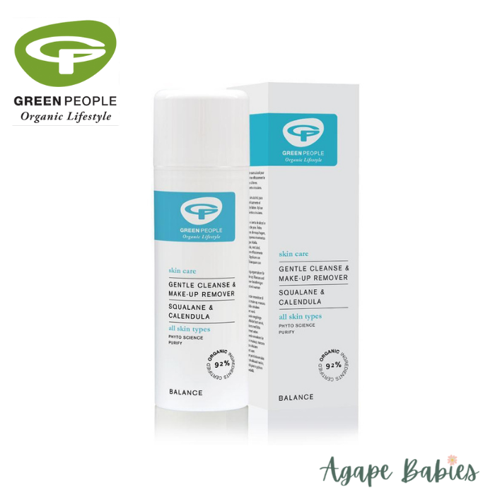 Green People Gentle Cleanse & Make-up Remover, 150ml Exp-08/24
