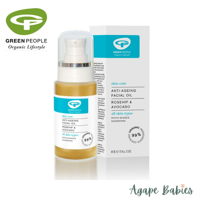 Green People Anti Ageing Facial Oil, 30 ml Exp-11/25