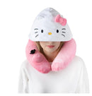 Travelmall x Hello Kitty Hooded Pillow with Patented Pump