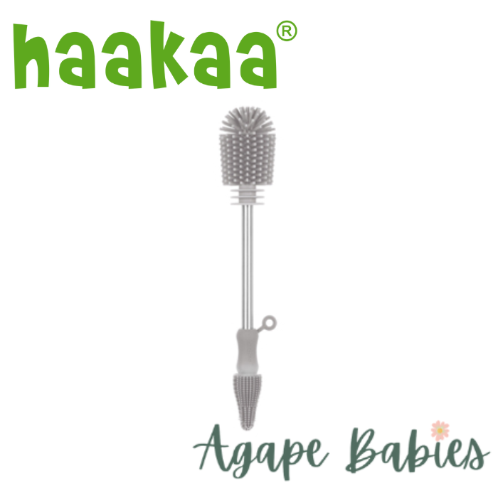 Haakaa Double Ended Silicon Bottle Brush - 2 Color