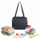 PackIt Freezable Hampton Lunch Bag- Polka Dot (New)