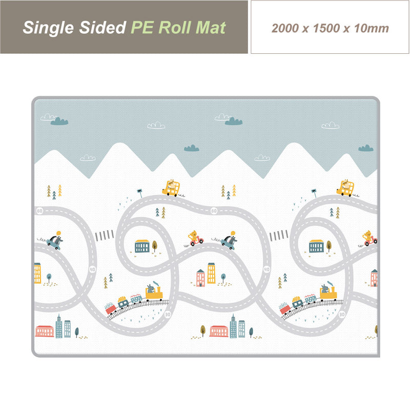 Parklon Single Sided PE Roll Mat Happy Travel  Size: 2000 x 1500 x 10mm