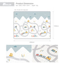 Parklon Single Sided PE Roll Mat Happy Travel  Size: 2000 x 1500 x 10mm