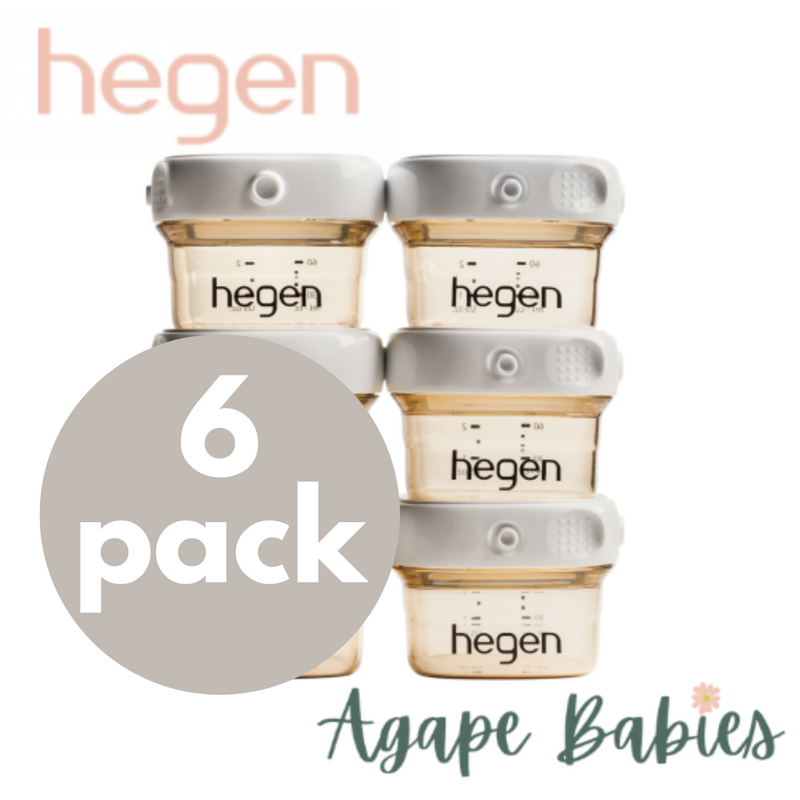 Hegen PCTO™ 60ml/2oz Breast Milk Storage PPSU (6-pack)