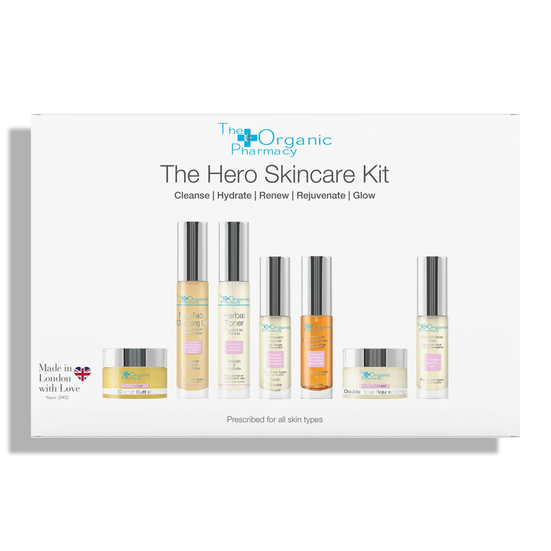The Organic Pharmacy Hero Skincare Kit - Anti-aging