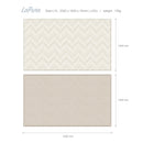 [1 Yr Local Warranty] Parklon LaPure Herringbone Rug (XL15) Size: 2350x1400x15mm