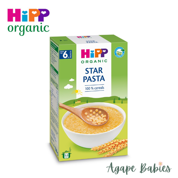 Hipp Organic Baby Star Pasta 320g (6 Months Up) Exp: 05/24
