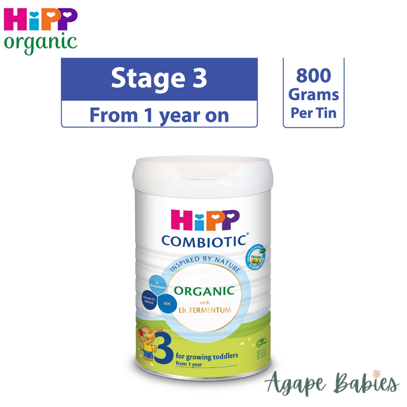 Hipp Combiotic Growing Up Milk 3 800gm ( Pack Of 6) Exp: 06/24
