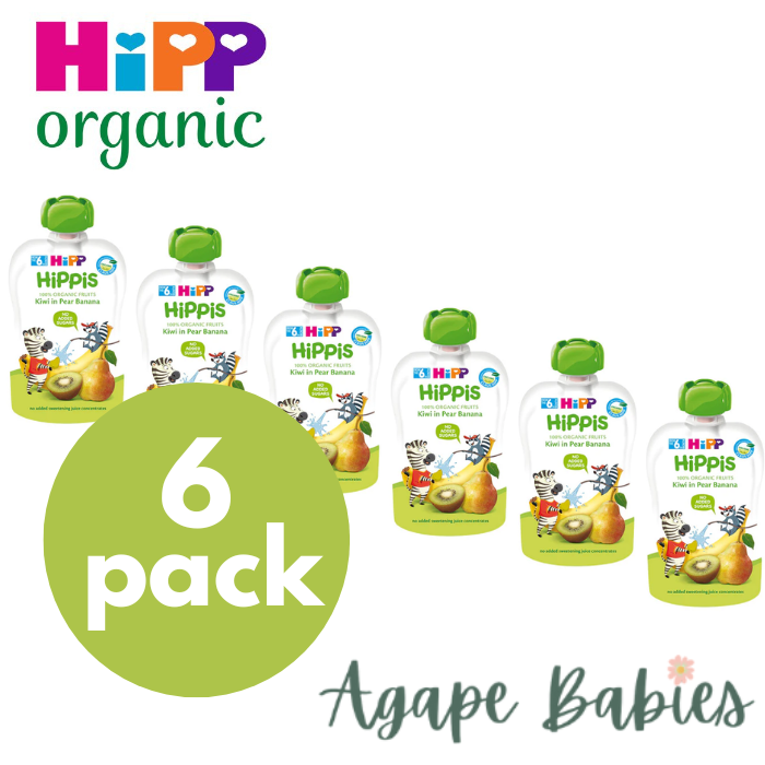 [6-Pack] Hipp Organic Kiwi in Pear Banana 100g Exp: 06/24