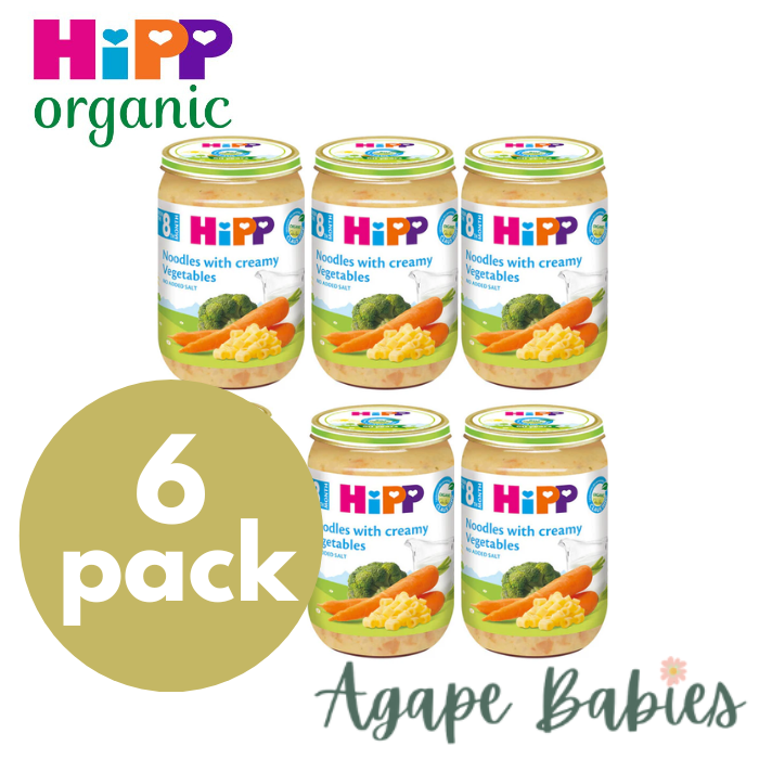[6-Pack] Hipp Organic Noodles with Creamy Vegetables Exp: 09/24