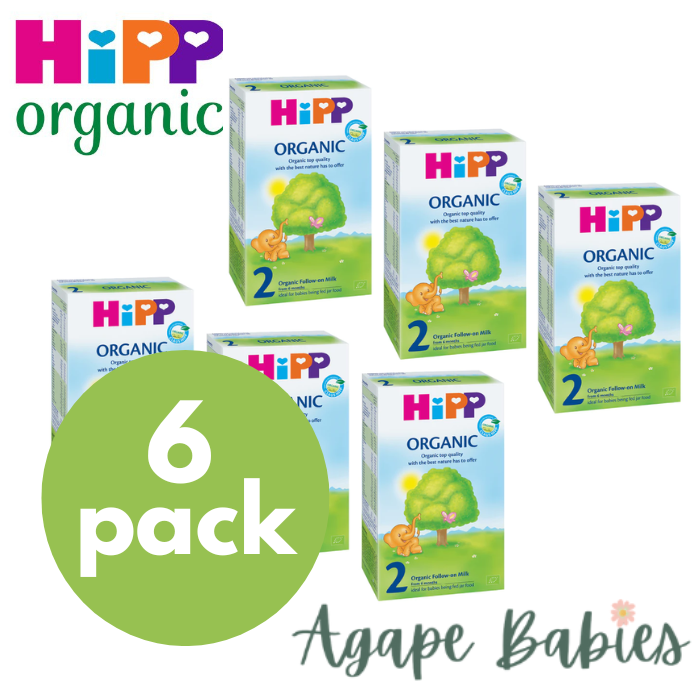 Hipp Organic Stage 2 Follow-On Milk 300g x 6 Packs   Exp: 07/24