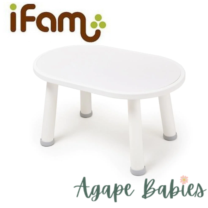 IFAM Easy Toddler Table with Reversible Table Mat (3+ yo) - White