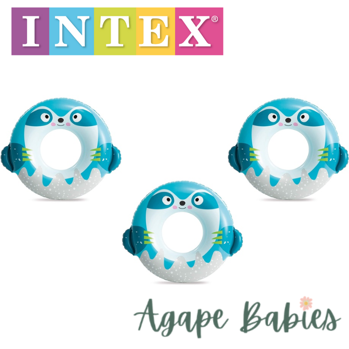 [3-Pack] INTEX Cute Animal Tubes (84cm) - Blue Sloth