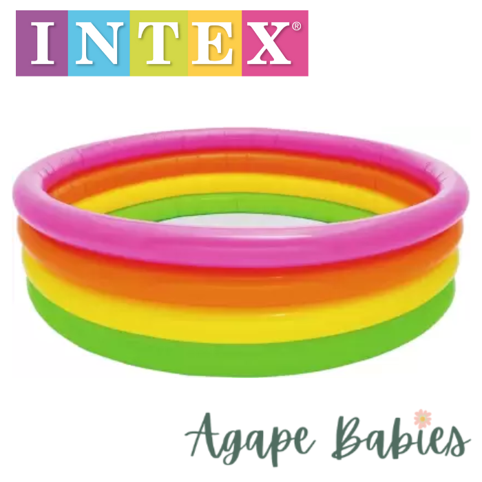 Intex 4-Ring Sunset Glow Pool (165cm x 45cm)