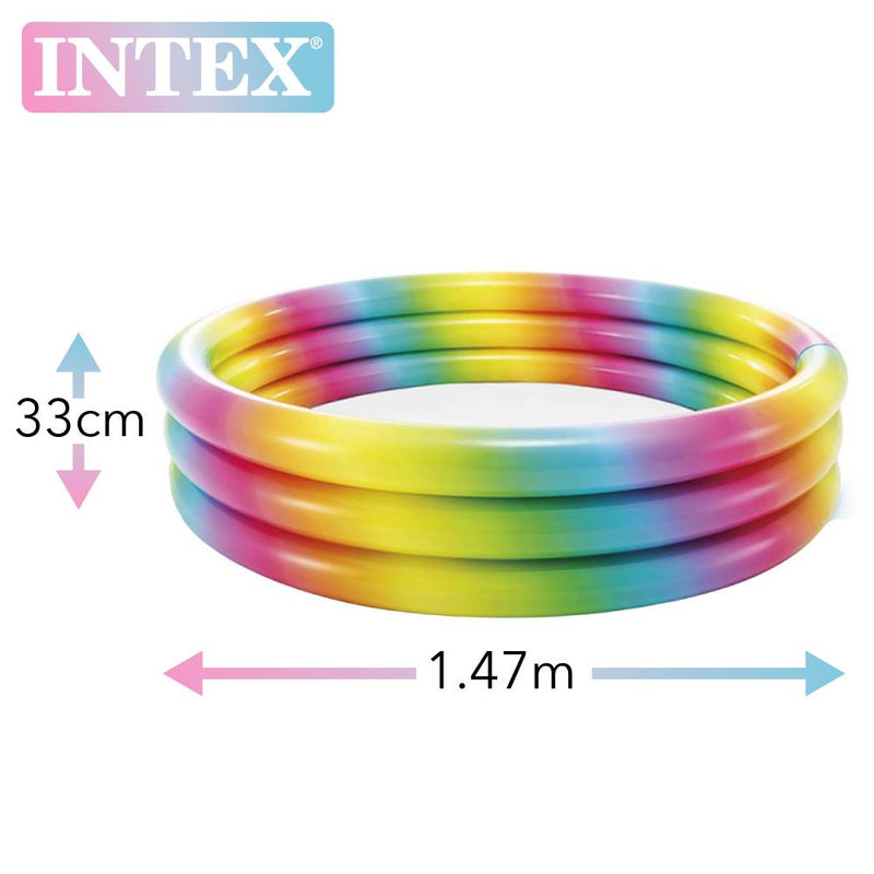 INTEX Rainbow Ombre Pool (1.47m x 33cm)
