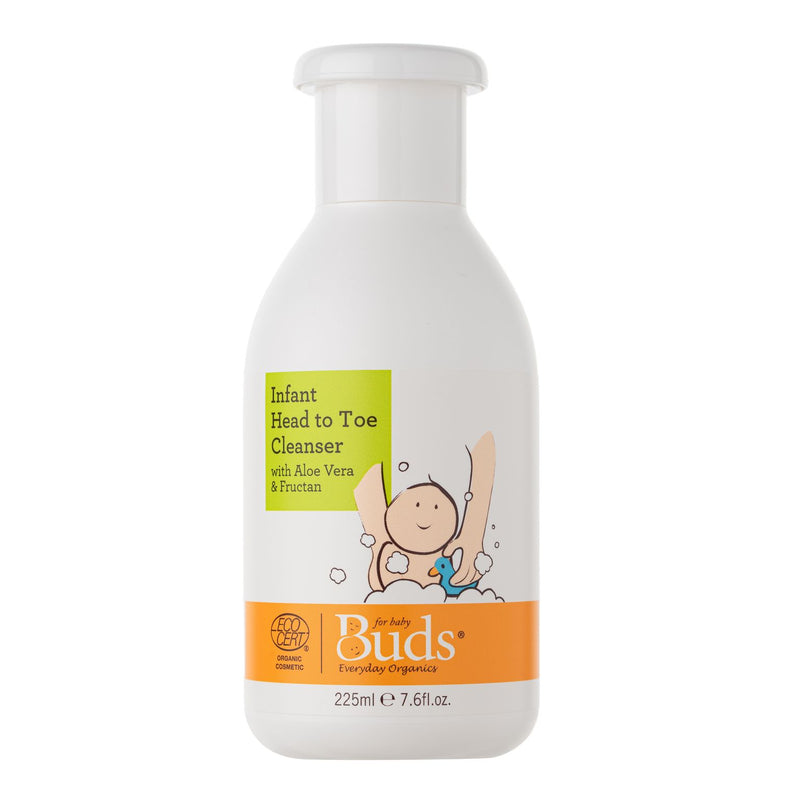 Buds Everyday Organics Infant Head to Toe Cleanser 225ml Exp: 05/26