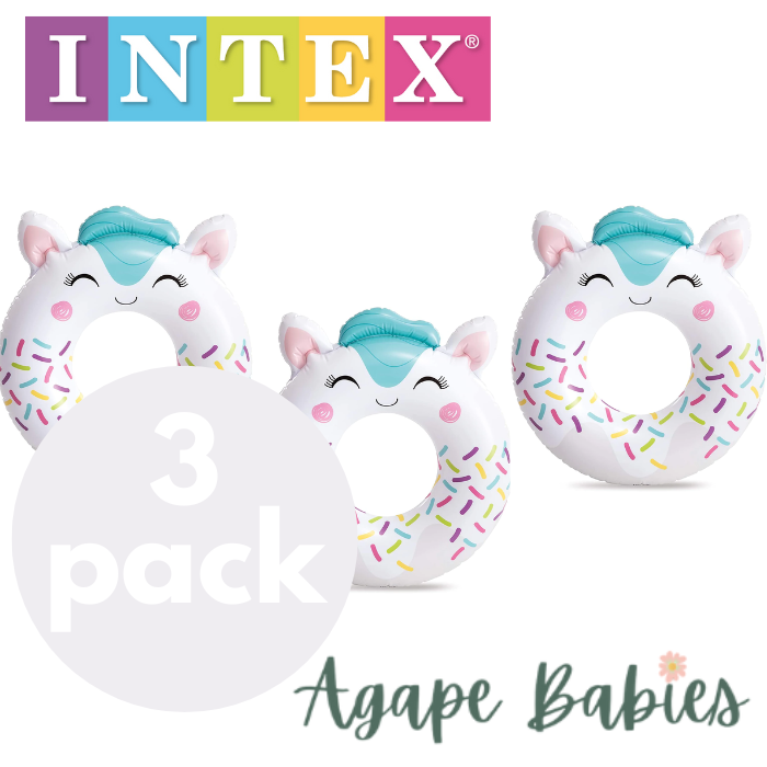 [3-Pack] INTEX Cute Animal Tubes (84cm) - White Kitten