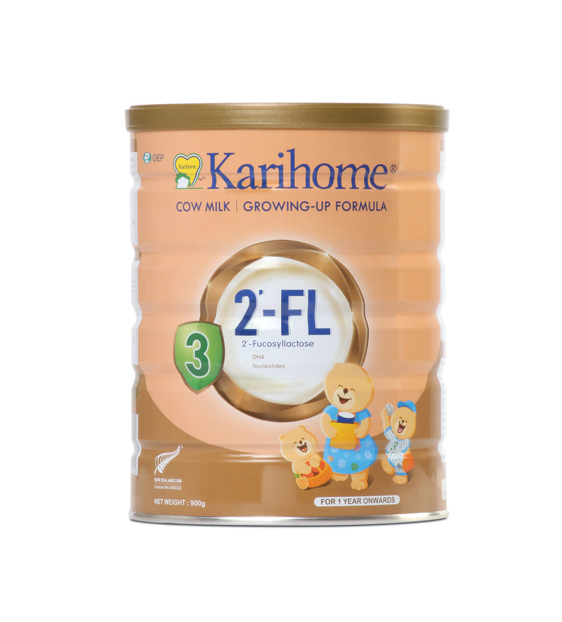 [6+3pcs FOC] Karihome Cow Milk Growing-Up Formula 900gm (1-3 Years) Total 9 Tins Exp: 07/25