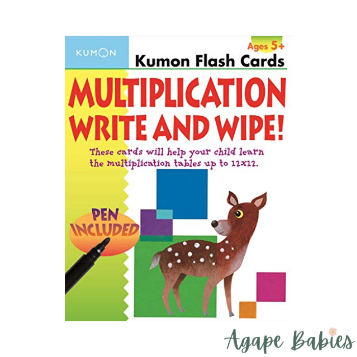 Kumon Flash Cards : Multiplication Write & Wipe