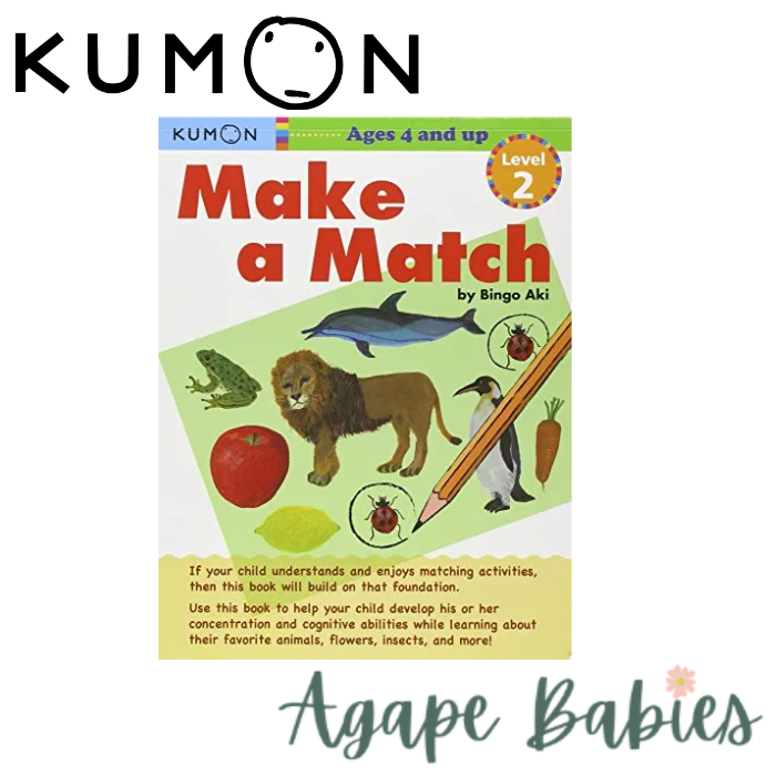 Kumon Make a Match: Level 2 (4 Years Up)