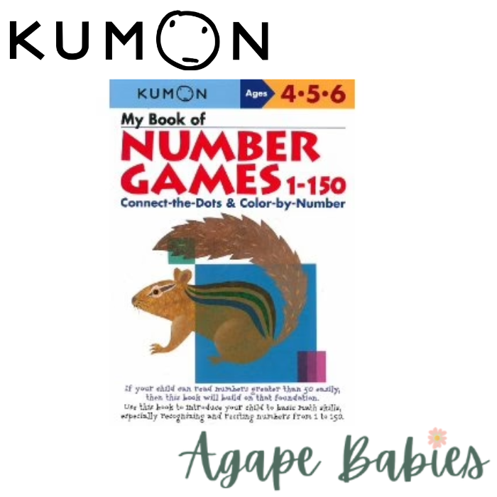 Kumon My Book of Number Games 1-150 (4-6 Years)