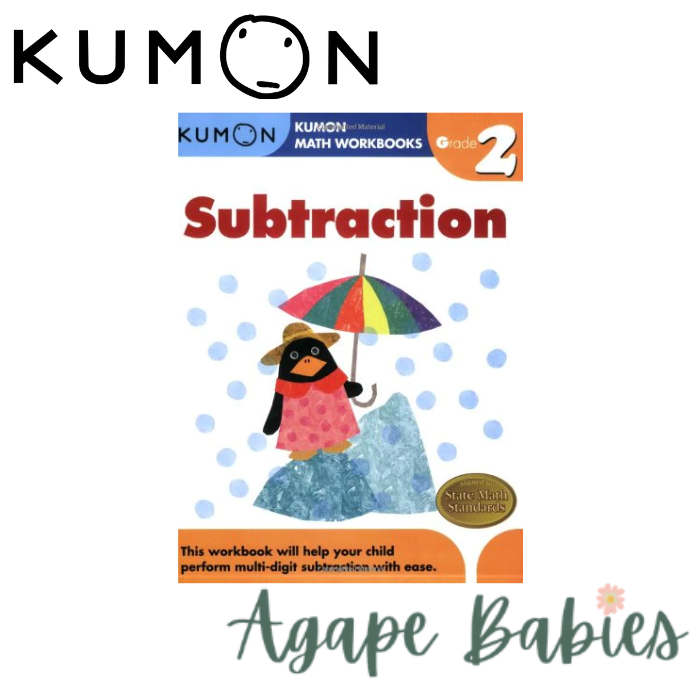 Kumon Grade 2 Maths Workbook: Subtraction