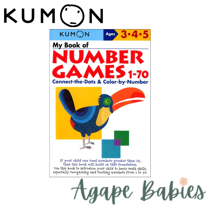 Kumon My Book of Number Games 1-70 (3-5 Years)