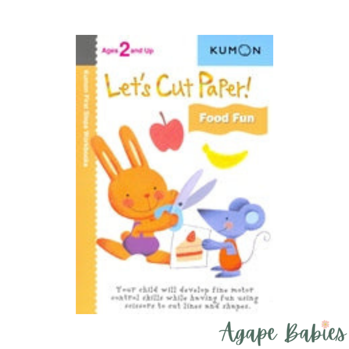 Kumon Let's Cut Paper! Food Fun (2 Years Up)