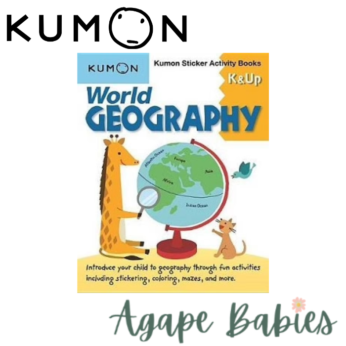 Kumon Sticker Activity Book : World Geography K And Up