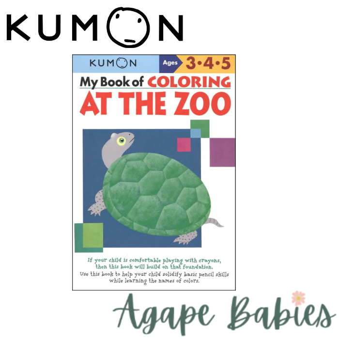 Kumon My Book of Coloring at the Zoo