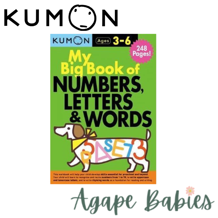 Kumon My Big Book Of Numbers, Letters And Words
