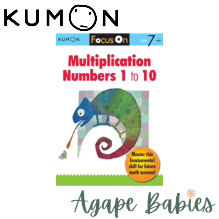 Kumon Focus On Multiplication: Numbers 1-10