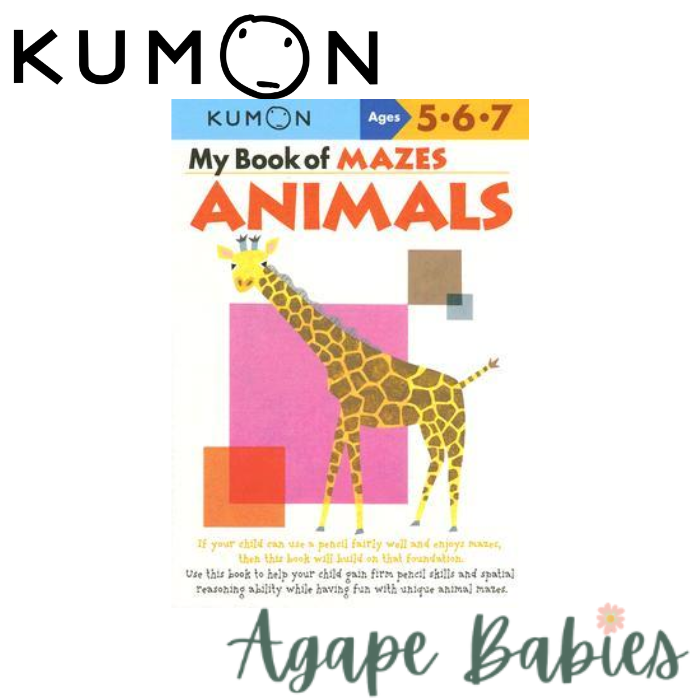 Kumon My Book of Mazes: Animals (5-7 Years)