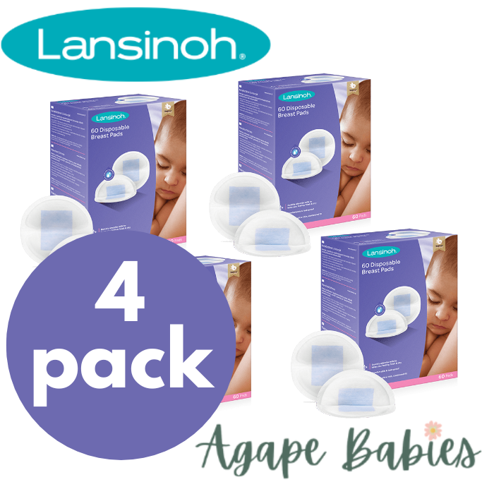 Lansinoh Disposable Breast/Nursing Pads 60pcs - BUNDLE OF 4 PACKS