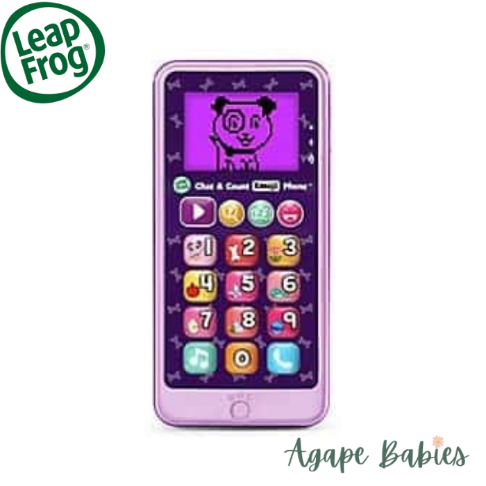 LeapFrog  Chat & Count Emoji Smart Phone - Purple (3 Months Local Warranty