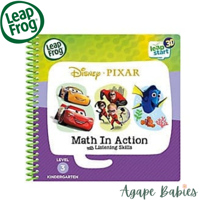 LeapFrog Leapstart Book- Pixar Pals, Math In Action