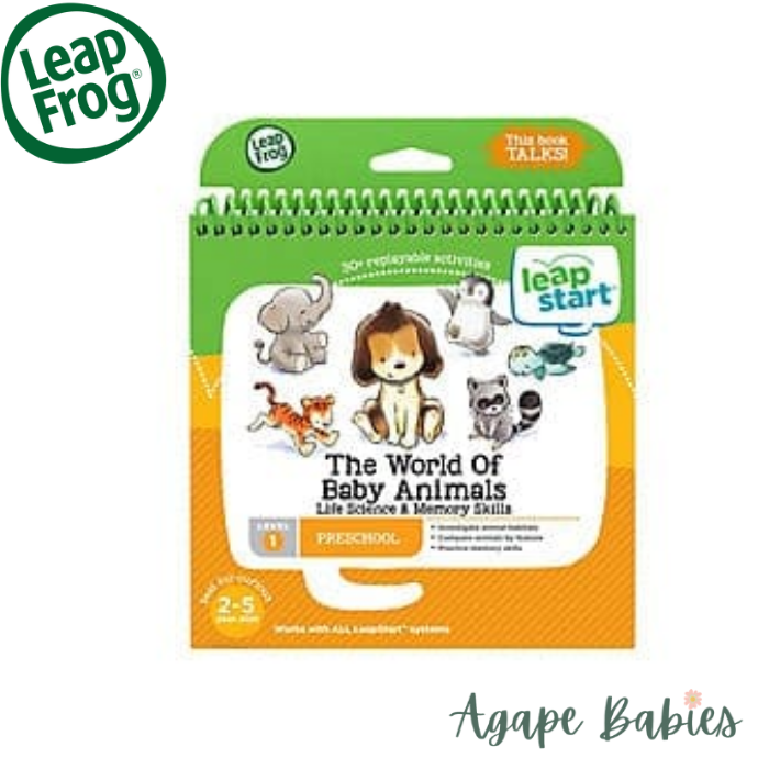 LeapFrog LeapStart Book - The World of Baby Animals with Life Science and Memory Skills