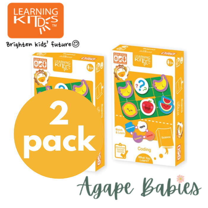 [Pack of 2] Learning Kitds Coding Puzzles