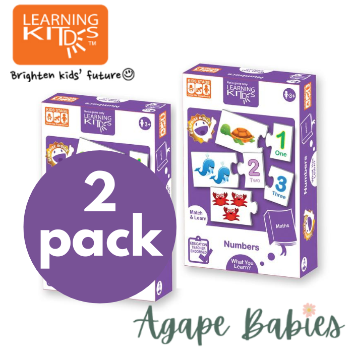 [Pack of 2] Learning Kitds Number Puzzles