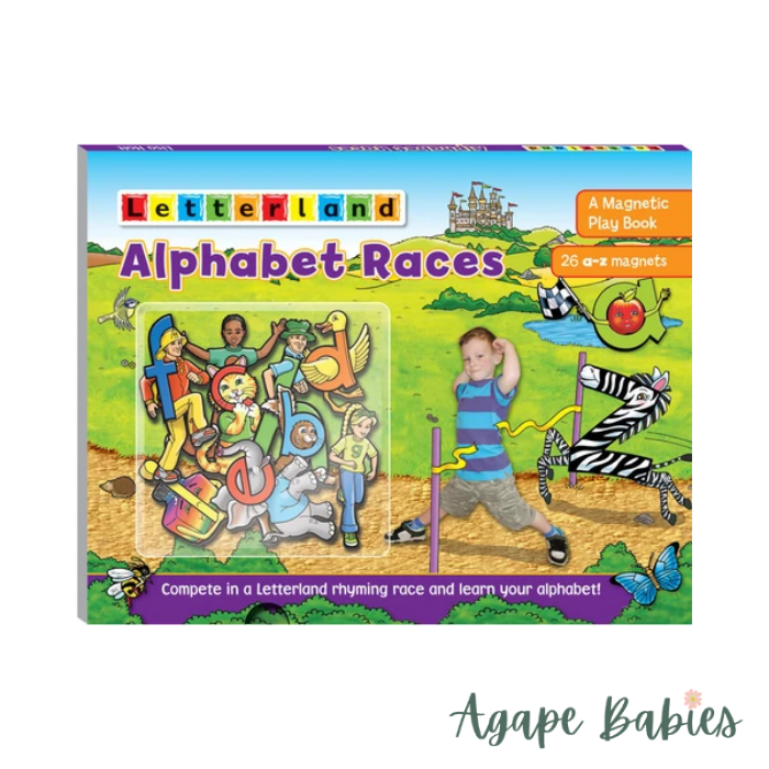 Letterland Alphabet Races: A Magnetic Play Book (26 A-Z Magnets)
