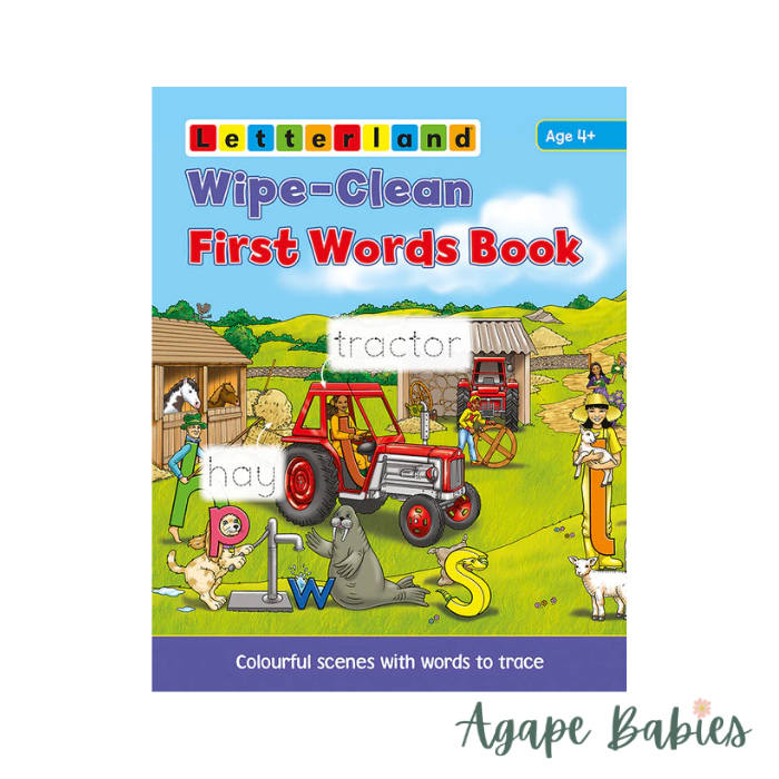 Letterland Wipe-Clean First Words Book