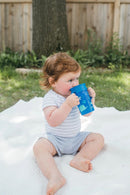 [ 2 Pack ] Dr Brown's 10oz/300Ml Cheers 360 Cup W/ Handles, 9M+ (Blue Ocean)