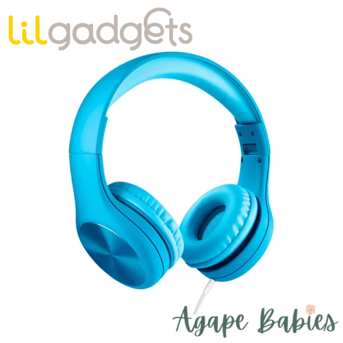 LilGadgets Connect+ Pro Wired Headphones for Children - Blue