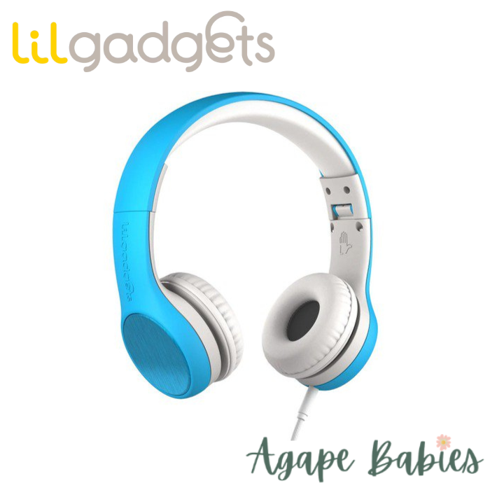 LilGadgets Connect+ Wired Headphones for Children - Blue