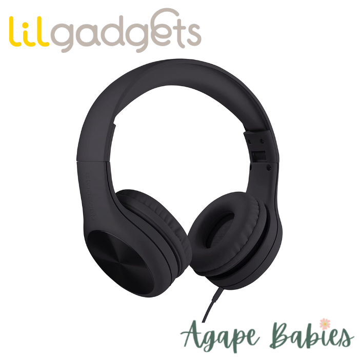 LilGadgets Connect+ Pro Wired Headphones for Children - Black