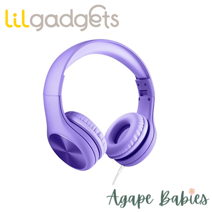 LilGadgets Connect+ Pro Wired Headphones for Children - Purple
