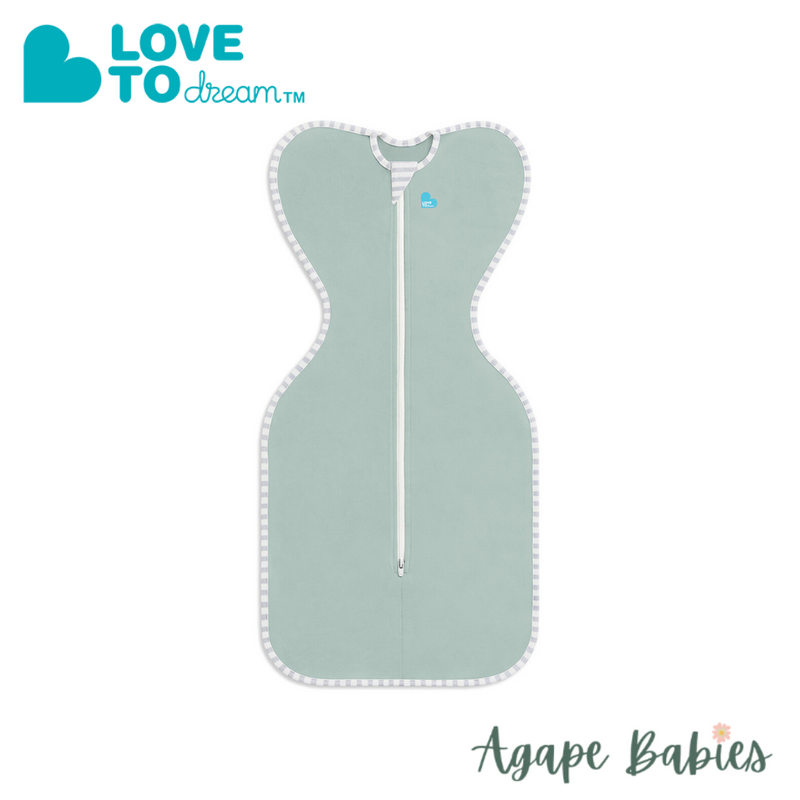 Love To Dream Swaddle Up 0.2 Tog Lite Olive - 3 Sizes