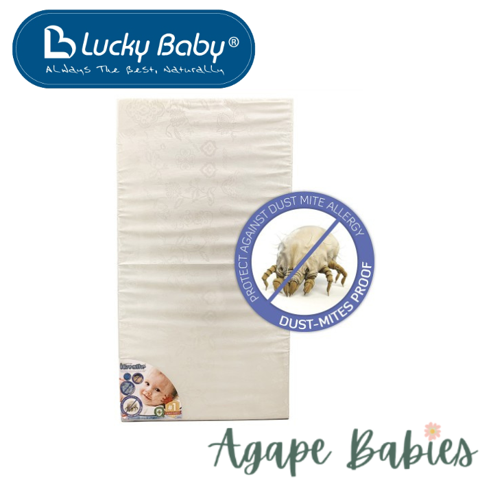 Lucky Baby I-Breathe® AllerFree™ High Density Anti Dust-Mite Mattress For playpen size -28"X41"X3"(71X104X7.6 CM)