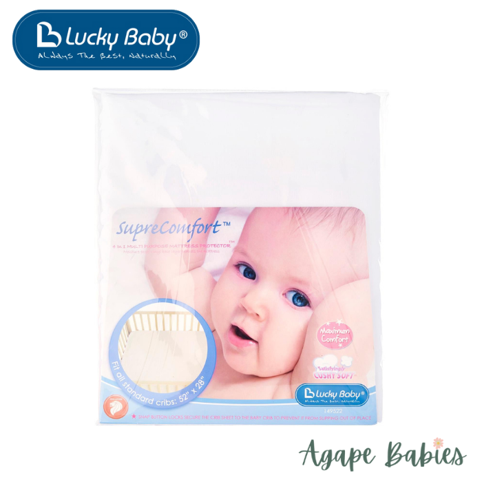 Lucky Baby Suprecomfort 4-In-1 Multi Purpose Mattress Protector 132 X 71Cm